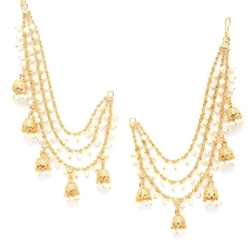 long gold chain earrings